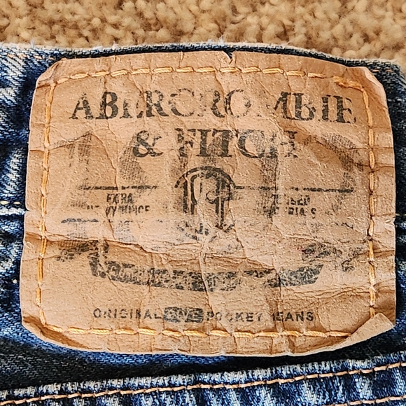 Y2K Abercrombie and Fitch Button Fly Low Rise Kilburn Bootcut Jeans Size 30x30 - Picture 8 of 11